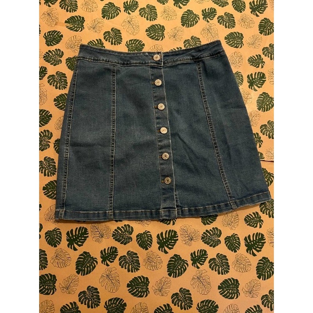 Denim Mini Skirt